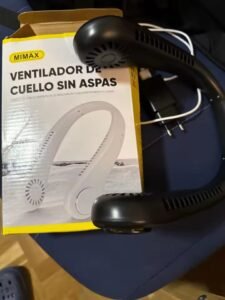 Portable Rechargeable Neck Fan | 360° Bladeless Cooling | USB Rechargeable | Zela Cart photo review