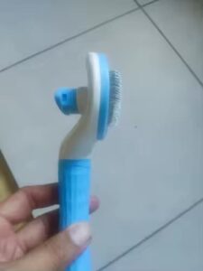 Self Cleaning Pet Grooming Brush for Dogs & Cats | Stainless Steel Pet Hair Remover | ZelaCart photo review