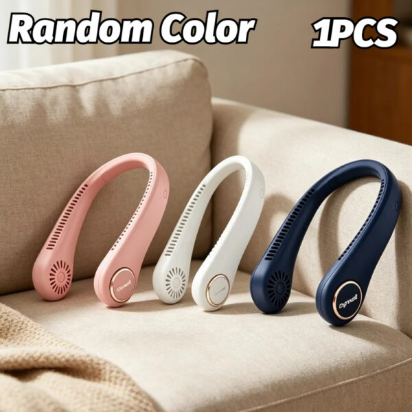 USB Rechargeable Neck Fan Portable rechargeable neck fan for hands-free cooling