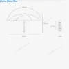 Portable Long UV Protection Umbrella umbrella-with-detachable-fan