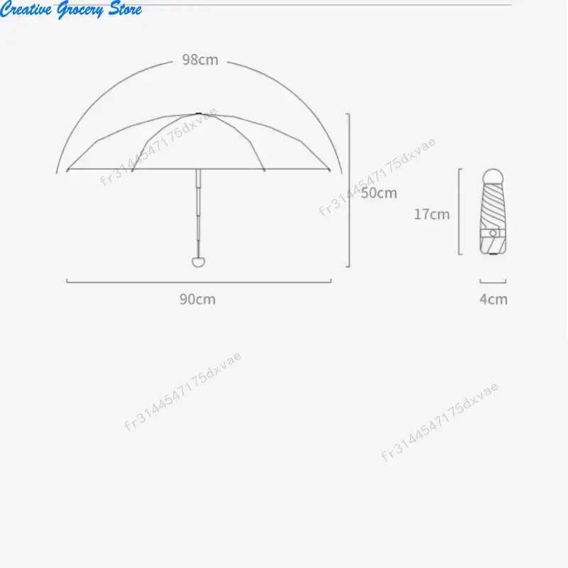 Portable Long UV Protection Umbrella umbrella-with-detachable-fan
